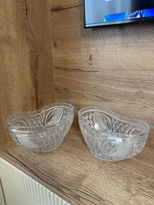 Хрусталь посуда бокалы, ваза, конфетница