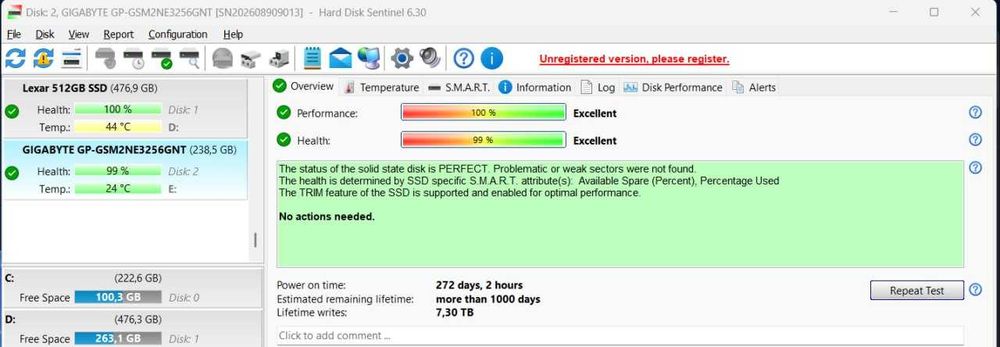 Продается SSD NVMe 256GB