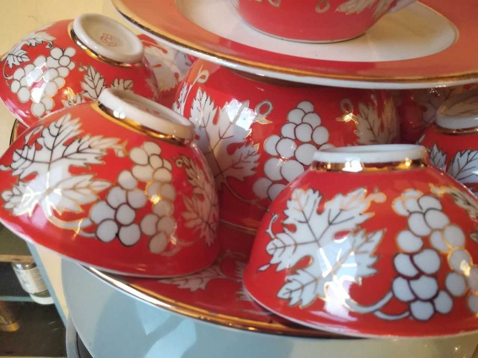 Сервиз Виноград СССР Чайный набор