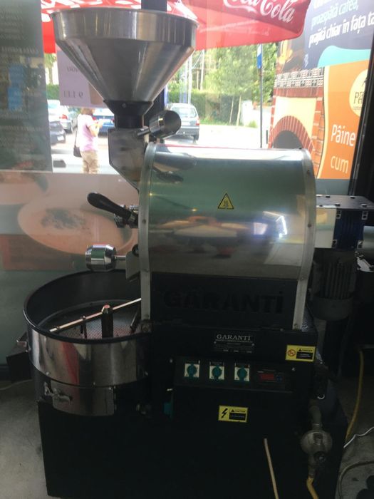 Cuptor prajit cafea pe gaz