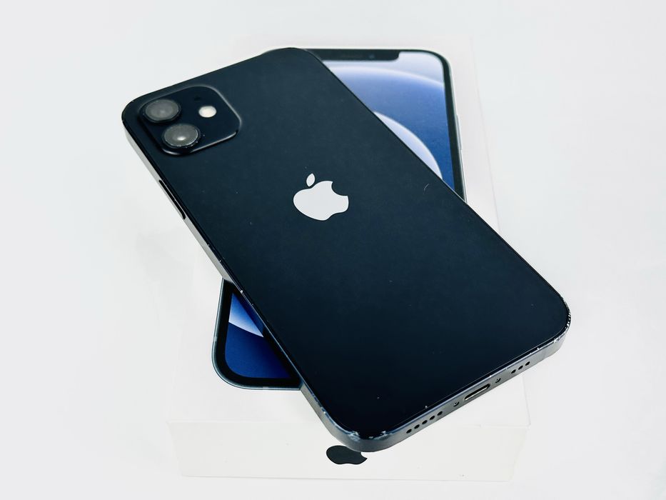 Apple iPhone 12 128GB Black Перфектен! Гаранция!