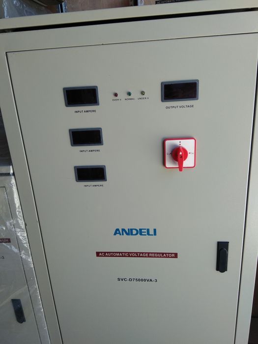 Продается стабилизаторы напряжения 75000kva Andeli