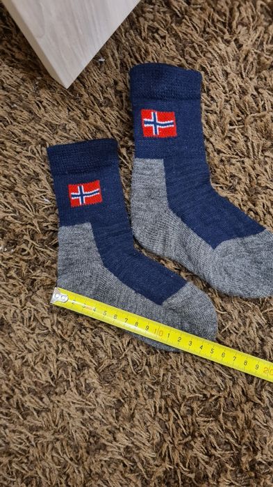 3бр. Детски чорапи от чиста вълна