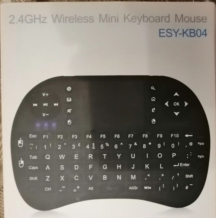 Безжична клавиатура мини с тъчпад