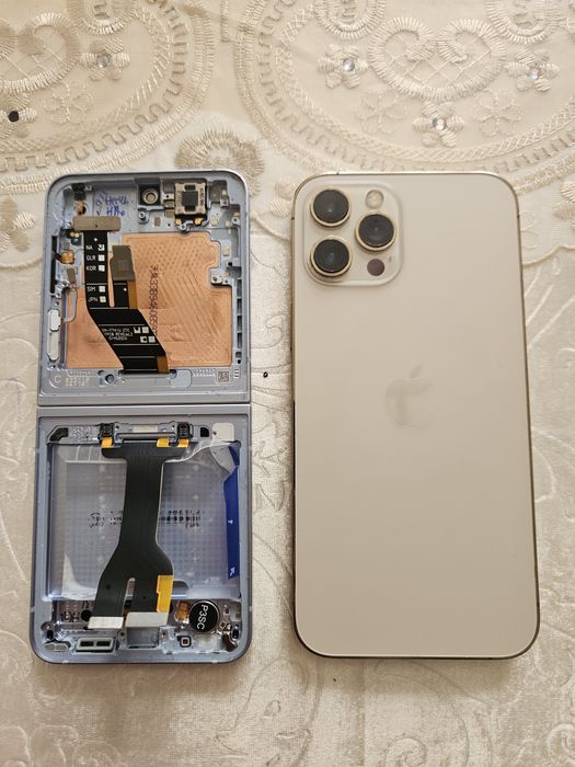IPhone 12pro max Айклауд телефон Z Flip 6 Дисплей Сатылады