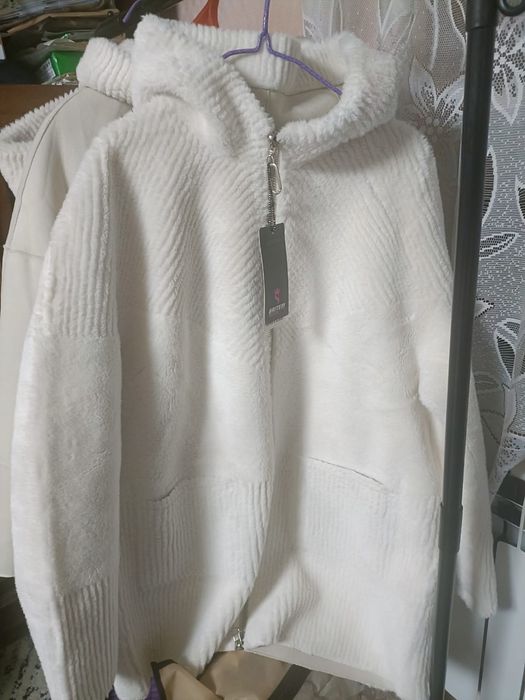 Двусторонняя альпака дублёнка  новая