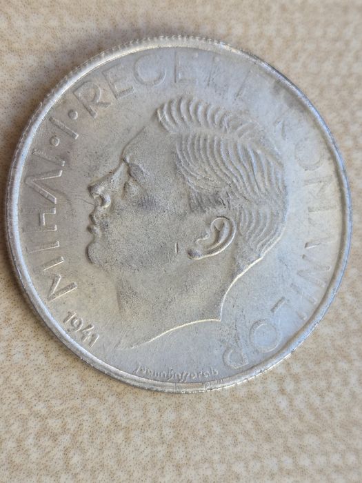 Moneda veche 1941 / 500 lei Regele Mihai /Stefan Cel Mare .