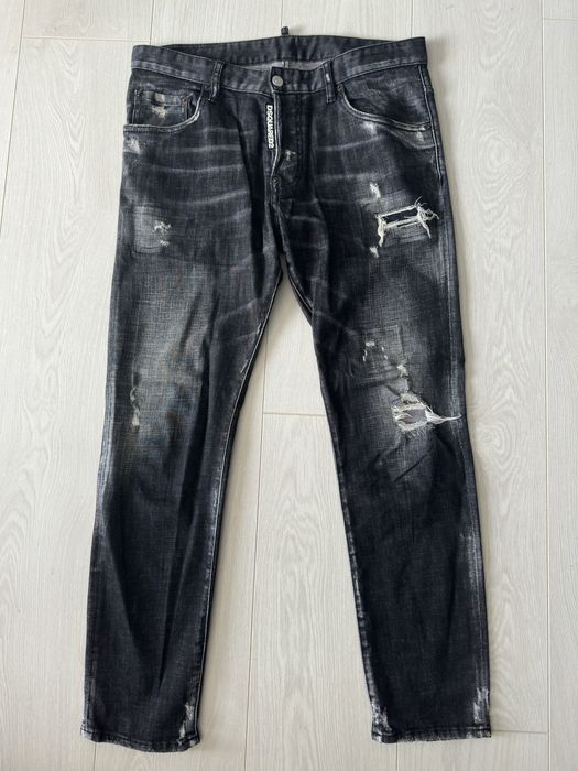 Dsquared2 черни дънки