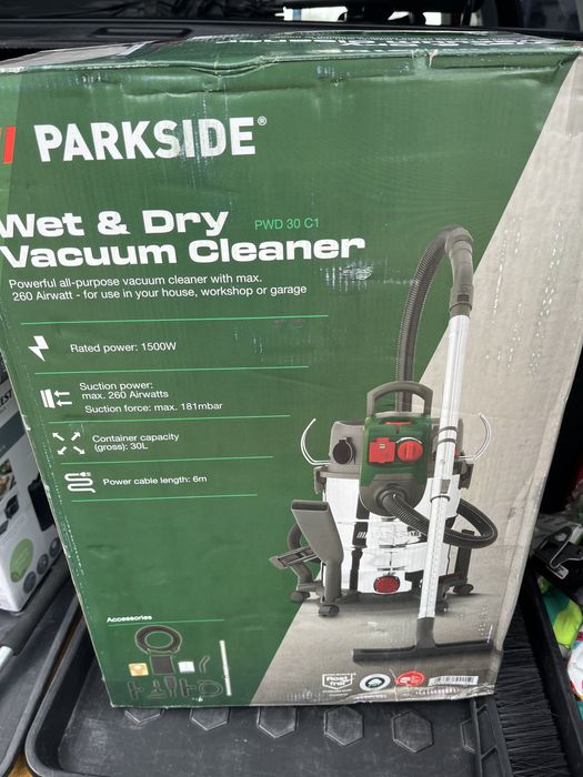 Aspirator umed uscat parkside 1500w nou sigilat