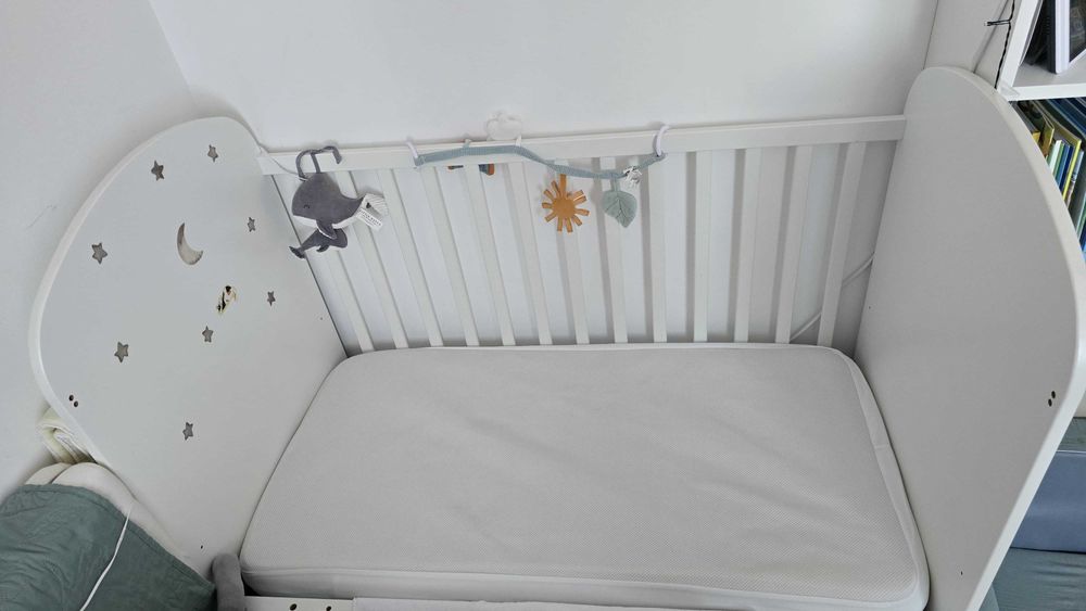 Patut copii Gonatt ikea si saltea de bambus