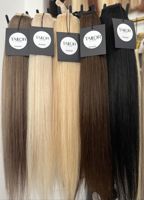 Coada din par natural - extensii naturale