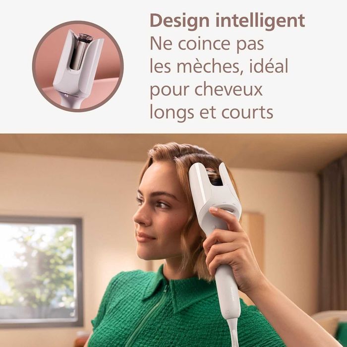 Автостайлер автоматична маша за коса серия 9000 Philips WavePro BHB968/00