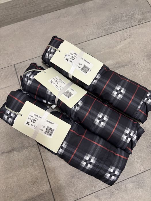 „Мъжки шорти Burberry стил – каре, нови с етикет“