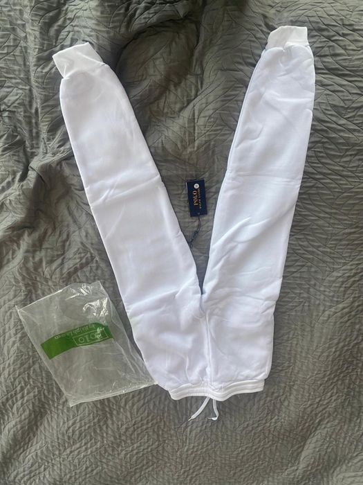 Set negru alb pollo zip up si pantanoni lungi