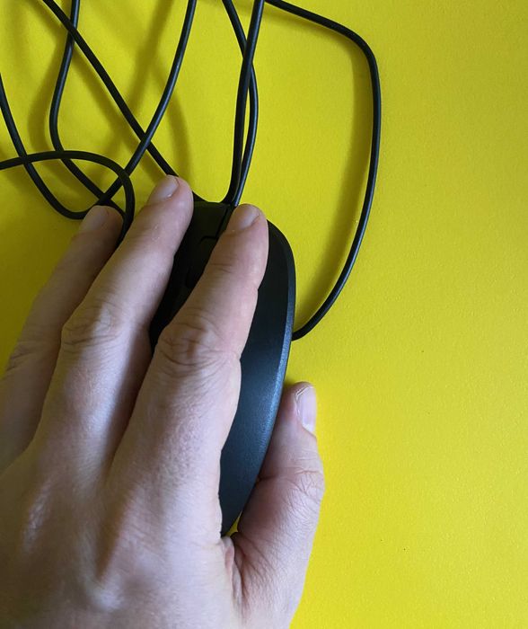 Mouse optic HP cu cablu USB, nefolosit