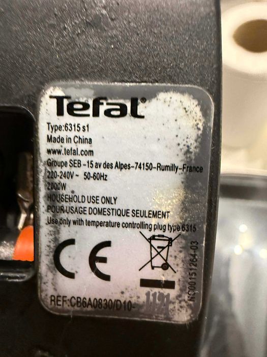 Grătar electric Tefal 2000W, termostat 5 nivele