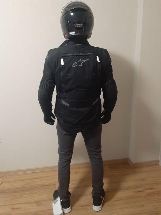Перфектно!!! Мото аке Alpinestars/Алпинстарс Bogota Pro Drystar - черно М размер