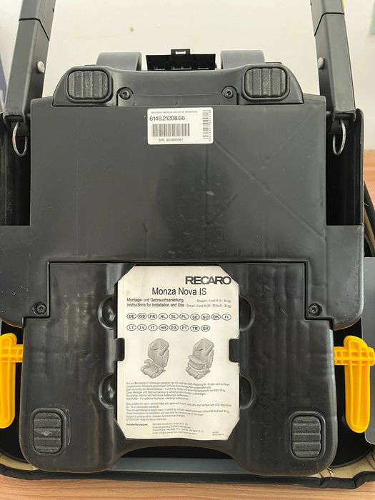 Scaun auto RECARO Monza Nova Seatfix ISOFIX 15–36 kg