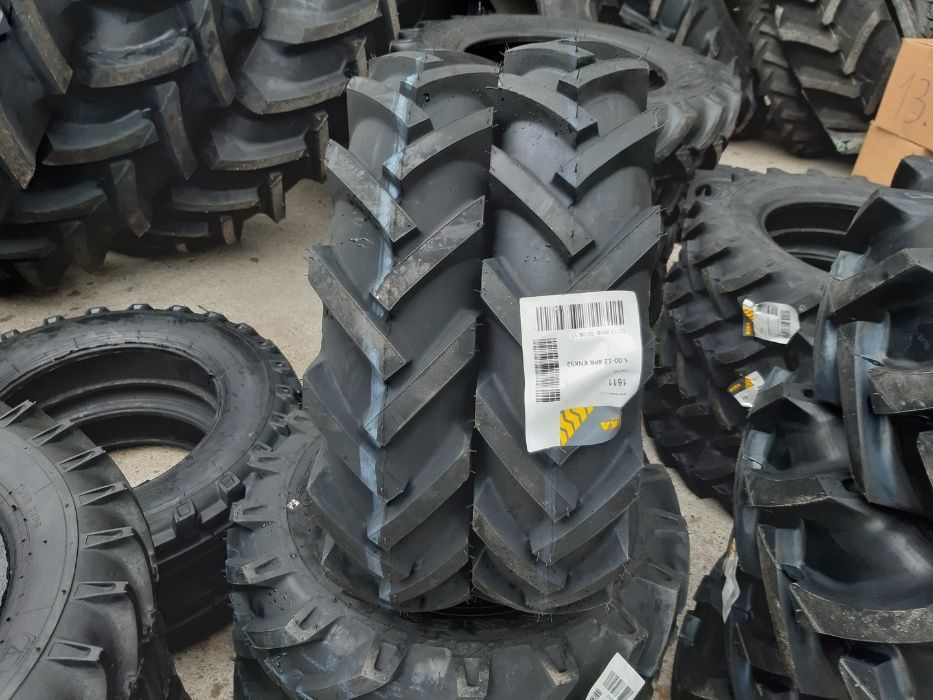 Cauciucuri noi agricole de tractor cu garantie 5.00-12 de motocultor
