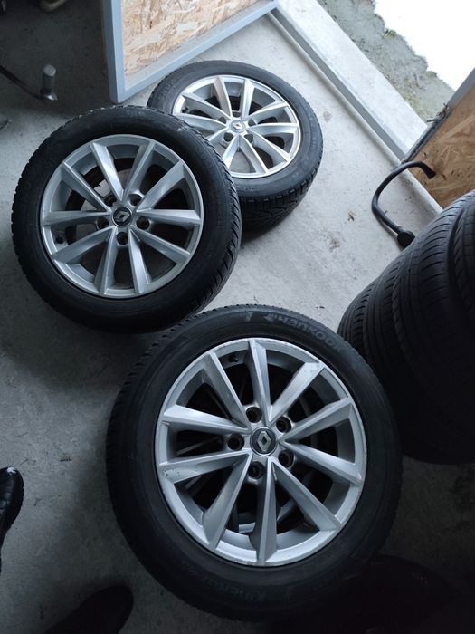 Jante Megane 4 aliaj 16 anvelope iarna