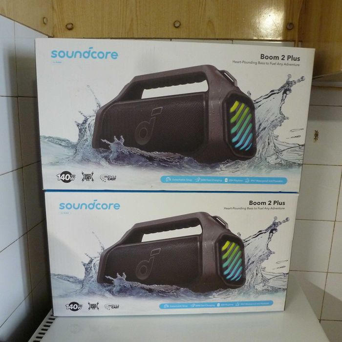 Нова 140 вата Anker Soundcore Boom 2 Plus - мощна и качествена Bluetooth колона