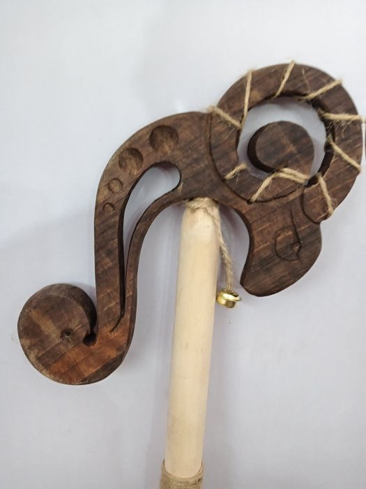 Коледарска ръчно изработена гега геги за коледари,кукери