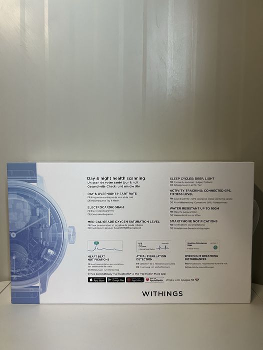 Withings Horizon Scanwatch 43mm ECG / GPS / sigilat