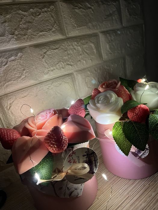 Букет из мыла ручной работы