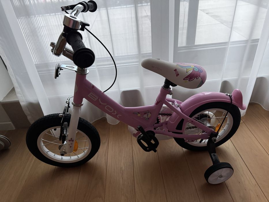 BYOX детски велосипед 12” (розов) – модел “Puppy / Unicorn”