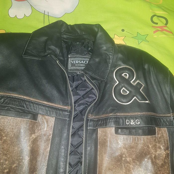 Geaca piele barbateasca noua, pret bun