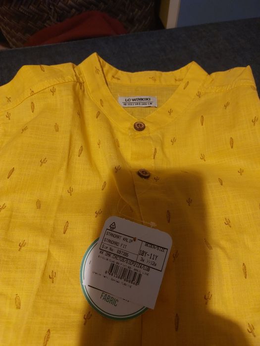 Pantaloni ( 140 cm) si camasi pt vara, pt baieti, 9-11 ani, noi, cu et