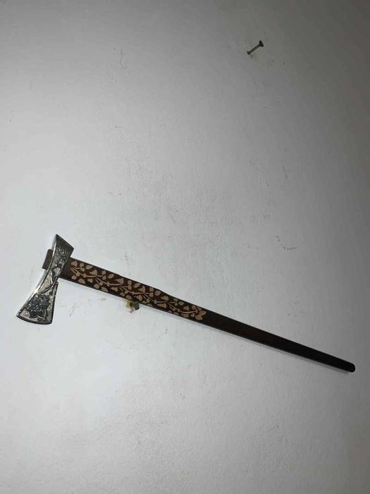 Set sacure panoplie cu coada de lemn sculptat manual