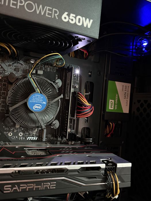 Pc Gaming i3 9100/Rx 580 8GB/16GB Ram/SSD+HDD