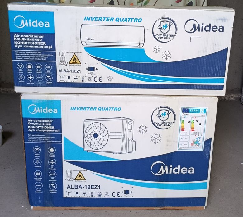 Midea 12 inverter зима*лето кондиционер