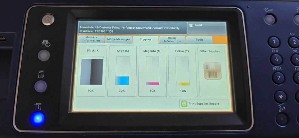 Multifunctional Xerox Workcentre 7220 color A3 - duplex automat