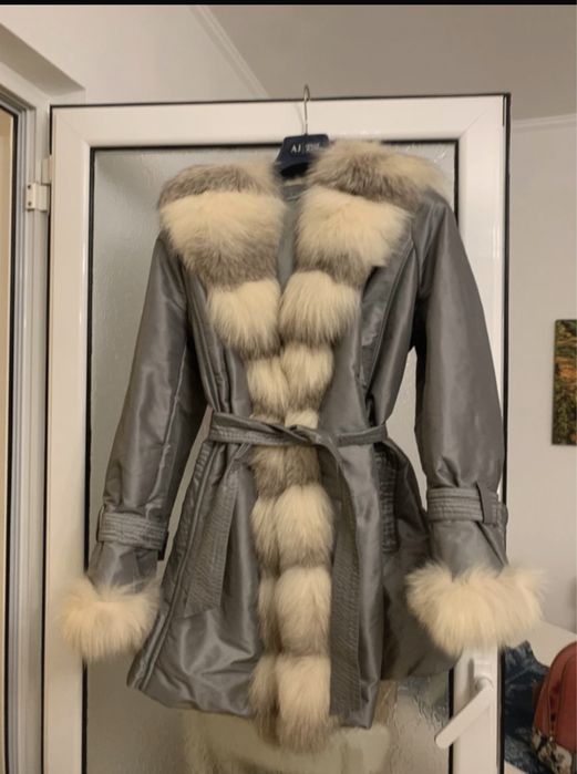 Haina de blana naturala argintie
