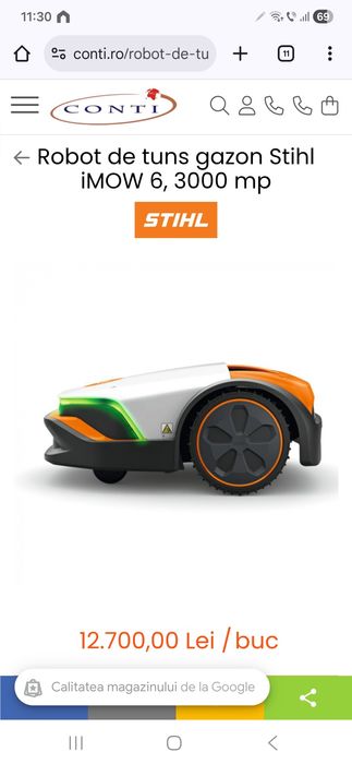 iMOW6.0 Robot de tuns gazonul STIHL 3000 mp