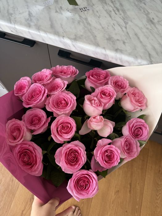 Роза , 21шт букет свежий