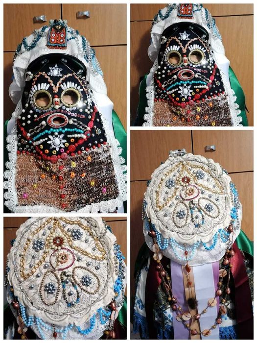 Кукерски маски, декорация механа, битов кът, етно