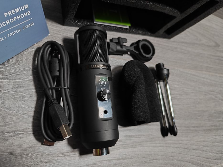 ПРОМО ! Liam & Daam Професионален микрофон за стрийминг / студио !