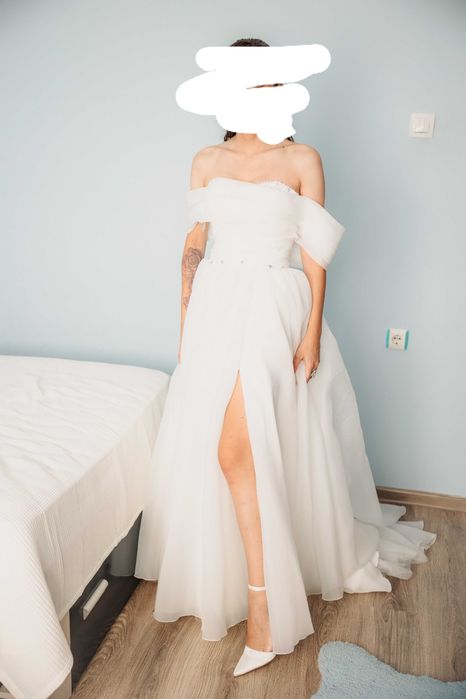 Булчинска рокля с корсет