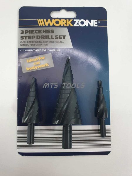Burghiu elicoidal pentru metal in trepte titan spiralat 4-12 4-20 4-32