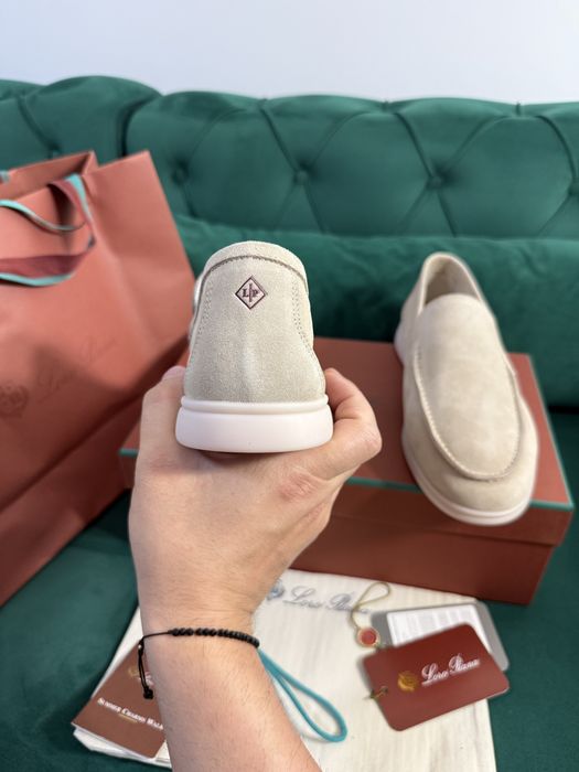 Mocasini Loro Piana piele naturala 100% Full Box colectie noua