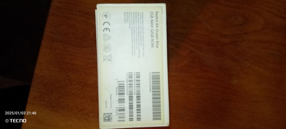 Продаю телефон REDMI 8А-2/32