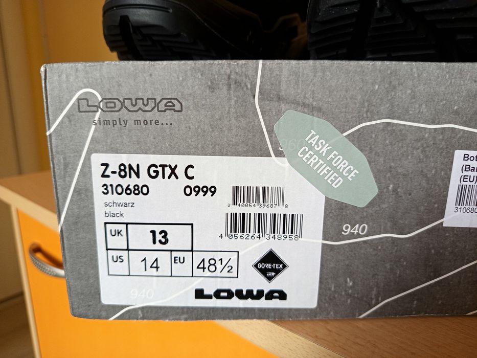 СПЕШНО! Кубинки Lowa Z-8N GTX® C Boots. 48,5 размер