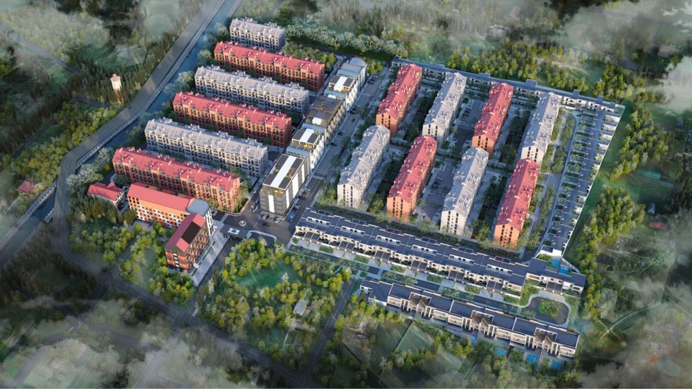 Узбум, ЖК «Grand City» 2-комнатная 1 этаж кадастор скоро в май 2026