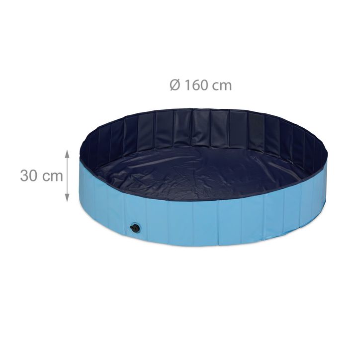 Сгъваем басейн за деца и домашни любимци 160х30см