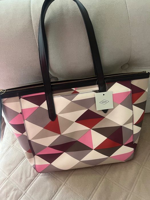 Fossil Оригинална дамска чанта естествена кожа