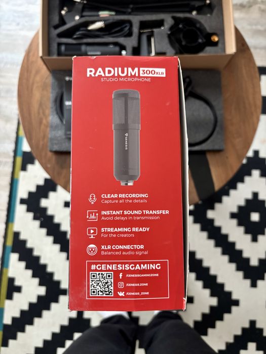 Microfon de studio Genesis Radium 300 XLR