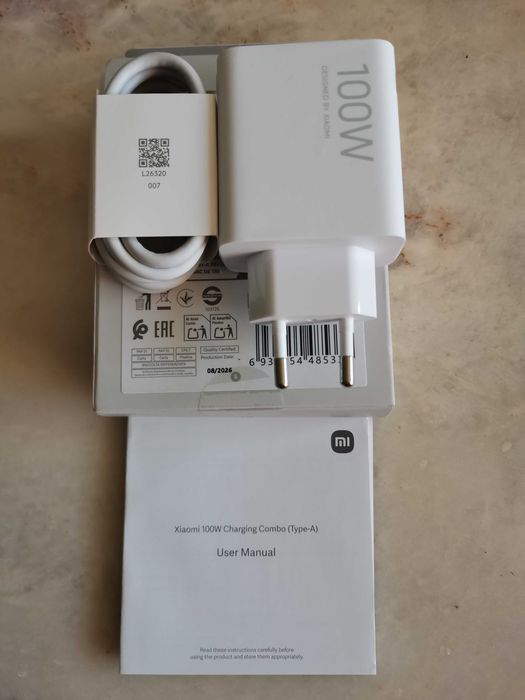 Зарядно за смартфон Xiaomi Redmi Note 15 Plus - 100W + кабел.